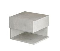 mesita de noche love ns40 1d 40x35x31 gris