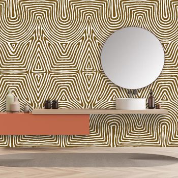 Papel pintado patrón bogolán 364x270cm