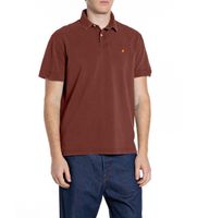 replay para hombre m3431a00022696m polo regular fit marron s casual algodon manga corta