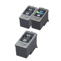 compatible multipack canon pixma mp150 printer ink cartridges 3 pack -0616b001