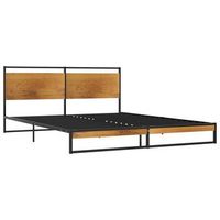 estructura de cama de metal 140x200 cm