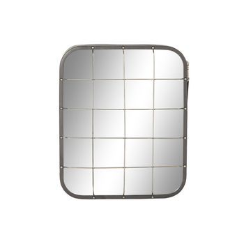 Espejo Metal Espejo 45,5x7,5x55 Negro