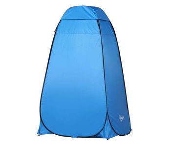 Outsunny tienda de ducha pop-up tienda de privacidad portátil tienda instantánea con bolsa de transporte para baño vestuario cambiador 120x120x190 cm azul