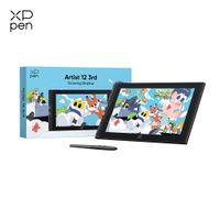 xppen artist 12 3rd pantalla de dibujo portatil con nuevo lapiz inteligente x4 teclas de acceso directo monitor grafico para diseno artistico y creacion