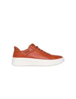 zapatillas skechers slip-ins court break cognac duraleather hombre