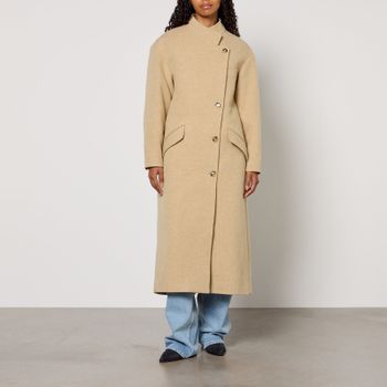 Marant Etoile Lewina Wool-Blend Longline Coat - UK 8