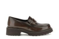 mocasines de piel envejecida dark brown 40
