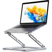 soporte para portatil tech-protect prodesk aluminio 17 plateado