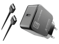 cargador - cellularline adaptative fast caharger kit 15 w usb c carga rapida 110240 v negro