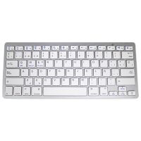 cool teclado slim bluetooth blanco