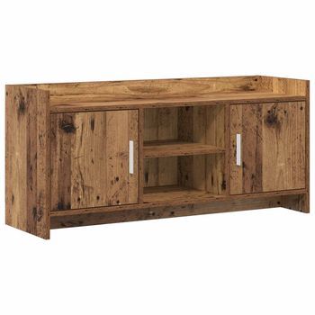 Mueble De Tv 102 X 33 X 47 Cm Madera Envejecida Vidaxl
