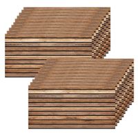 set de 20 paneles decorativos madera roble natural 103x50cm 10 m2