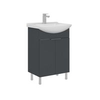 mueble para lavabo  - 55 x 50 x 83 cm - antracita mate