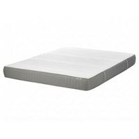 colchon de espuma viscoelastica medio con funda extraible de poliester con cremallera blanco 160 x 200 cm cheer