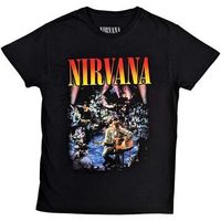 nirvana camiseta manga larga unplugged para mujer