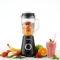 batidora de vaso gavatech 1000w jarra de cristal termorresistente 4 cuchillas de acero inoxidable y control de velocidad
