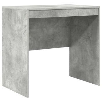 Escritorio | Mesa De Trabajo Gris Concreto 80 X 50 X 76 Cm