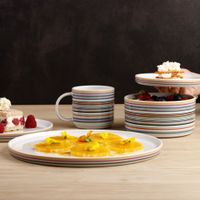 taza apilable juego de 6 gres multicolor