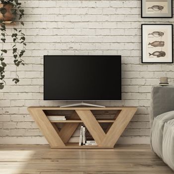 Mueble para tv de diseño madera 110 cm