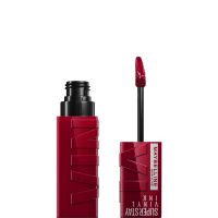 barra de labios liquida de larga duracion superstay vinyl ink shine finish de maybelline 47ml varios tonos - 55 royal