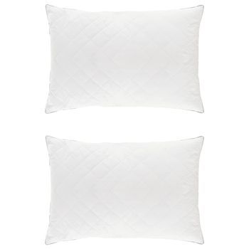 Almohada Fulda 2 Pcs 60 X 70 Cm 100% Plumón Y Plumas De Ganso Vidaxl