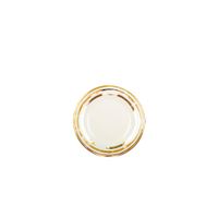 plato de postre triple linea oro 18cm - lote de 6