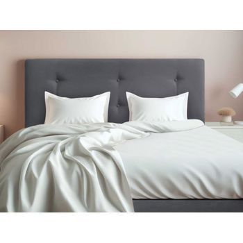 Cabecero Cama Tapizado Tejido Antimanchas Barcelona Gris Marengo 180x70 Cm