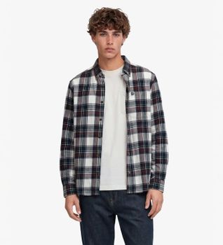 Superdry para hombre. M4011197A Camisa Cotton Lumberjack multicolor (M), Casual, Algodón, Manga larga