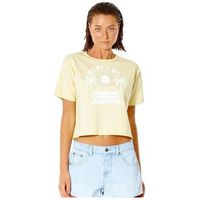 rip curl camiseta t-shirt rip curl playabella crop para mujer