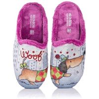vulca-bicha pantuflas zapatilla de casa - perrito para mujer
