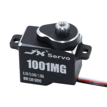 JX PDI-1001MG 10g Micro sin núcleo caja de aluminio completo engranaje metálico RC servo para modelos de vehículos RC