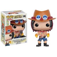 figura funko pop one piece portgas d ace vinilo 9 cm multicolor