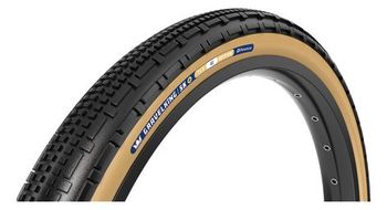 Cubierta de gravilla panaracer gravelking sk  650b tubeless ready plegable zsg gravel compound beadlock tufftex  negro beige sidewall