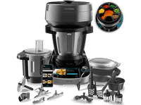 robot de cocina - cecotec mambo cooking total gourmet 2200w 45 l 45 funciones 1000 recetas dispensador panel tactil autolimpieza wi-fi inox