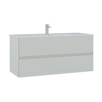 mueble para lavabo  - 121 x 51 x 55 cm - mate cashmere