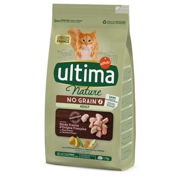 Ultima Nature No Grain Adult Pavo para gatos - Pack Ahorro: 2 x 1,1 kg