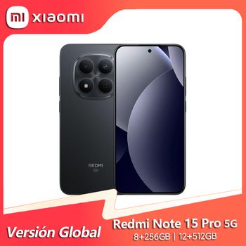 Xiaomi Redmi Note 15 Pro 5G 256GB/512GB, Mediatek Dimensity 7400-Ultra, Pantalla AMOLED de 6.83