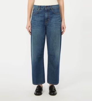 Weekend Max Mara para mujer. 2625186041650 Jeans Caduca azul (42), Casual, Algodón, Denim