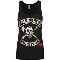 the walking dead camiseta tirantes survivor para mujer