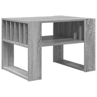 mesa de centro 66x495x45 cm madera - gris