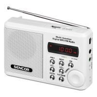 radio sencor srd 215 w analogica fm blanco