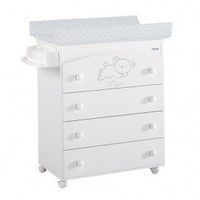 banera micuna b-970 sweet bear blanco estrellas gris