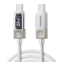 mensaje es-x76 5a 240w cable tipo-c a tipo-c con pantalla digital qc pd scp fsp carga rapida transmision de datos nucleo
