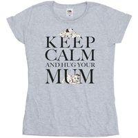 dessins animes camiseta keep calm para mujer