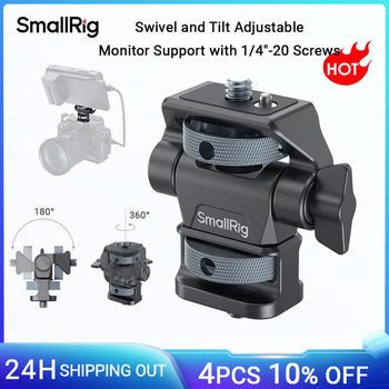 Soporte de monitor ajustable giratorio y inclinable SmallRig con tornillos de 1/4 