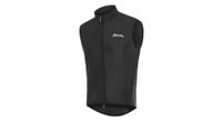 chaleco cortavientos anatomico de verano spiuk negro