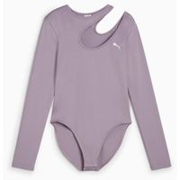 puma yellow banador dare to bodysuit para mujer