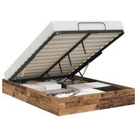 estructura de cama ottoman madera vieja 203 x 150 x 25 cm vidaxl