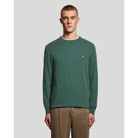 lyle  scott jersey kn2136v cotton crew-w130 everglade para hombre