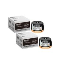 original multipack epson workforce al-mx200dwf printer toner cartridges 2 pack -c13s050709